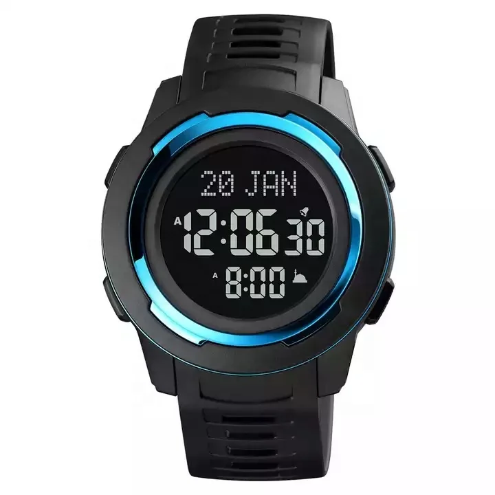 OEM Digital New Modern Waterproof Muslim Azan Watch with Worldwide Prayer Time