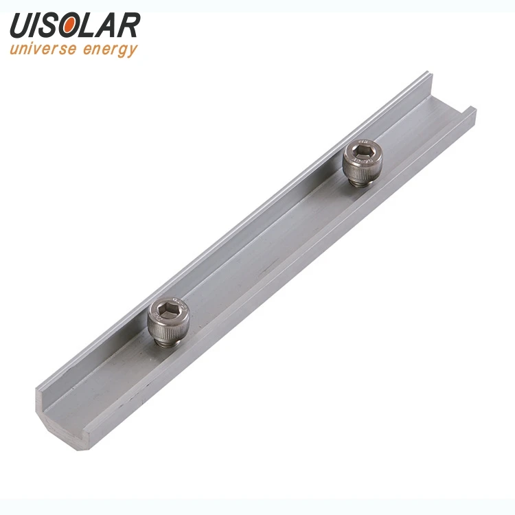UISOLAR Direct Sales Mount Bracket Solar Aluminum Solar Mount Bracket Solar Rail Connector for Extending Rail