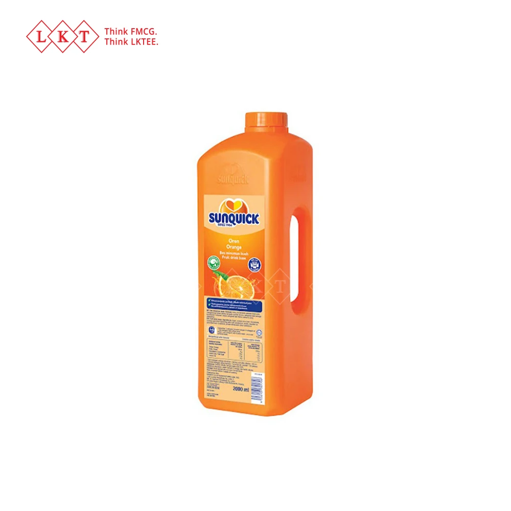 Sunquick Fruit Juice Concentrate 2L PET Bottle HORECA Direct Factory from Malaysia Wholesale Halal Certified