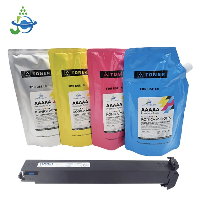 Сменный тонер Jane для Bizhub C250 C252 C203 C253 C200 C210 C7721 C350 C351 C450 C300 C352 C353 TN210 213 214 310 312 314