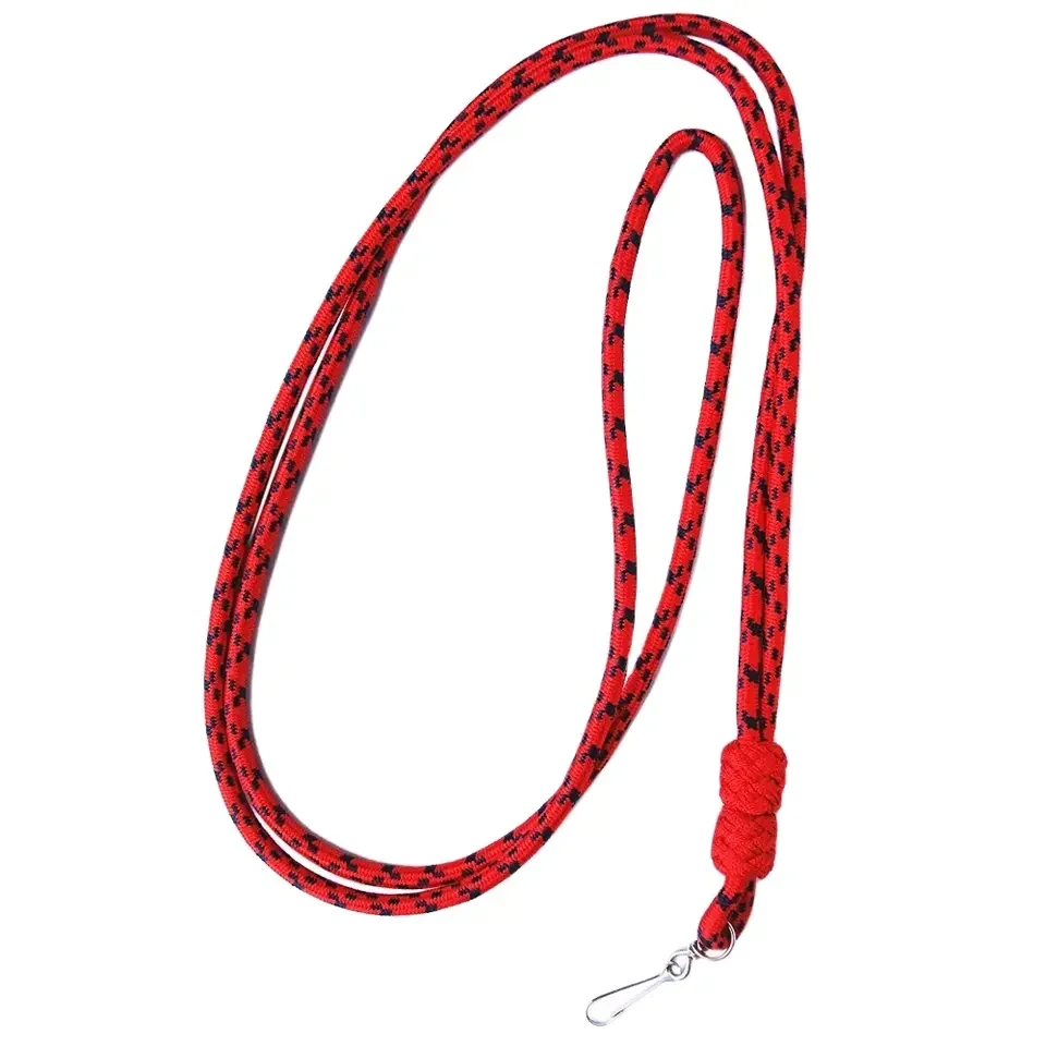 New Arrival Ceremonial Whistle Cord Braided Lanyards & Shoulder Cords Machine Made or Handmade with Metal Hook