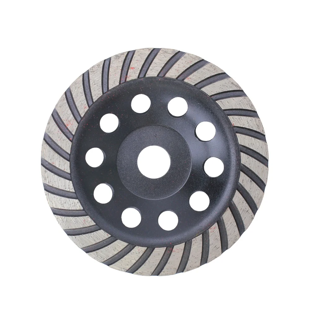Turbo diamond grinding-wheel 4/4.5/5/7in brazed diamond cutting grinding wheel carbide diamond grinding wheel