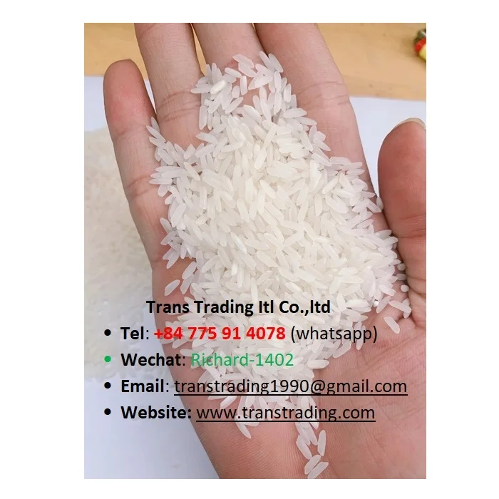 Fragrant Vietnamese Rice For Export 100% Jasmine Rice Long Grain White Rice with Low Price