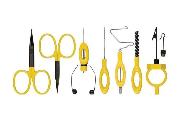 Fly tying tools kit complete oem service customized private labelling fishing accessories fly tying tools set