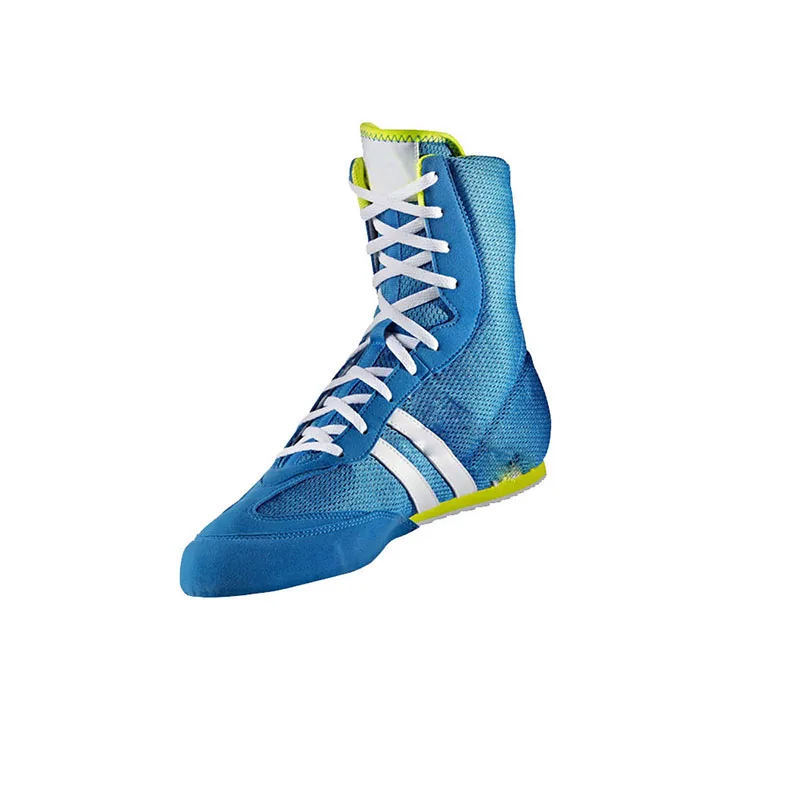 Good Quality Custom Logo Design And Color Wrestling Professional Boxing Shoes For Men Low Price Plus Size