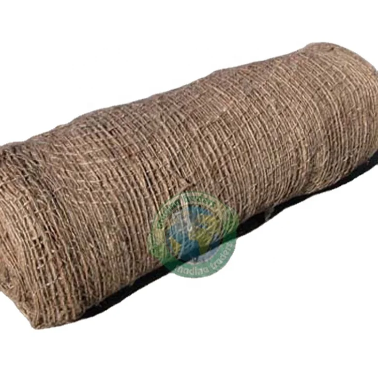 100% Natural Biodegradable Jute Soil Saver Erosion Control Net Roll Eco Friendly from Bangladesh
