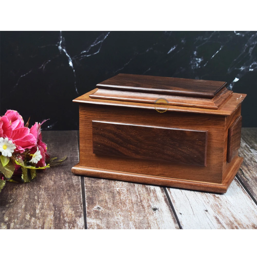 Wooden Urns for Human Ashes - Wood Cremation Urns Adult for Funeral, Burial or home with carving -urns for ashes Men women
