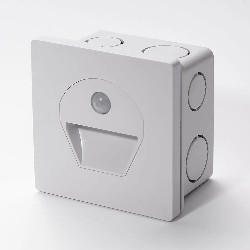 King lanca  Indoor Recessed Human Body Induction Microwave Motion Sensor LED Stair light for Step Ladder Wall Lamp