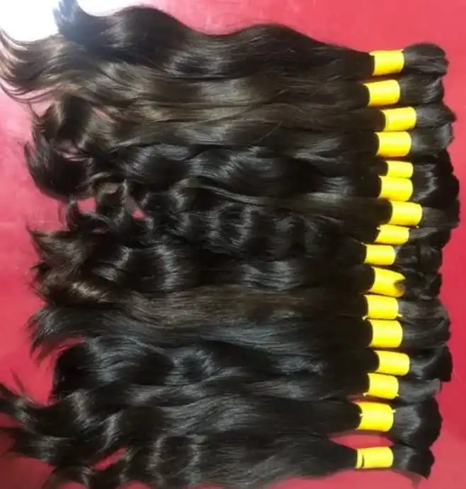 Natural Brazilian human hair wavy hair extensions