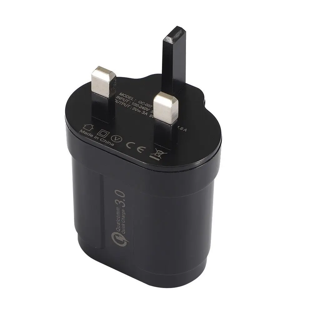 QC3.0 Quick Charge 18W  Mobile Phone Chargers Power Supplies Portable QC 18W Fast Charger Adapter