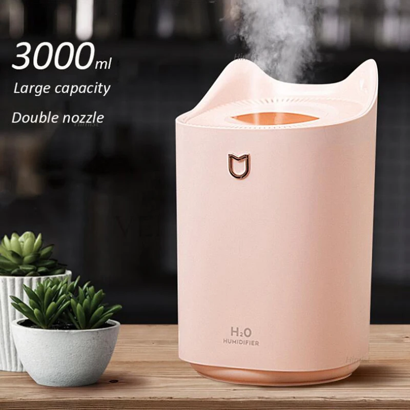 Nature Baby Sleep Mini Humidifier Sound Machine Wooden Grain Base White Noise Aromatherapy Air ultrasonic Humidifier Diffuser