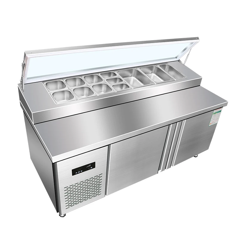 commercial Refrigeration equipment sandwich pizza prep table
