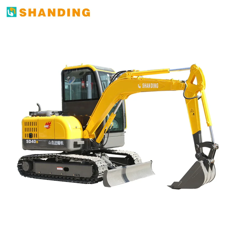CE APPROVED 4 TON EXCAVATOR SD40B 4 TON MINI  EXCAVATOR MINI DIGGER MACHINE FOR SALE