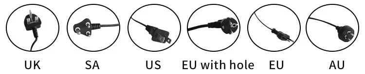 ETL certified PVC male and female plug wires temperature resistance black Two plug connection cable For EDK EDJ