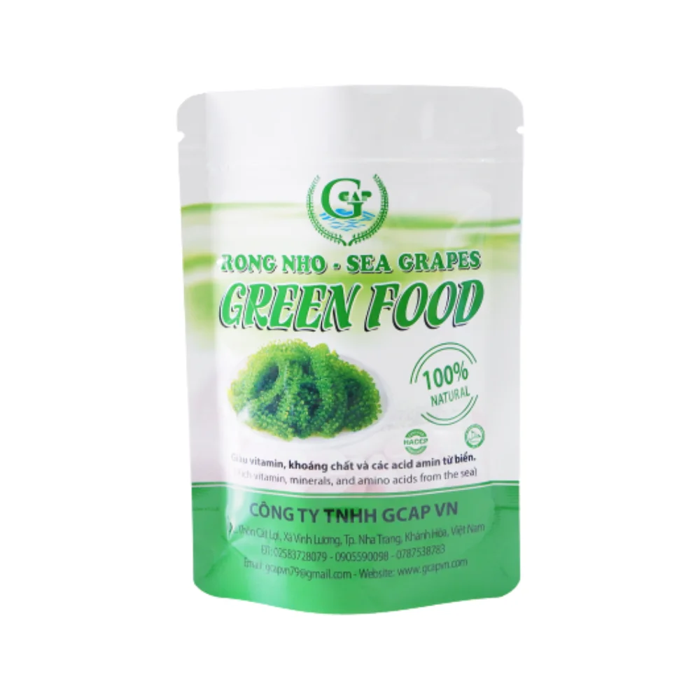 HACCP Certified Sea Grape Top Favorite Green Food Nutritious Meal in Carton Box Packaging Nori Seaweed