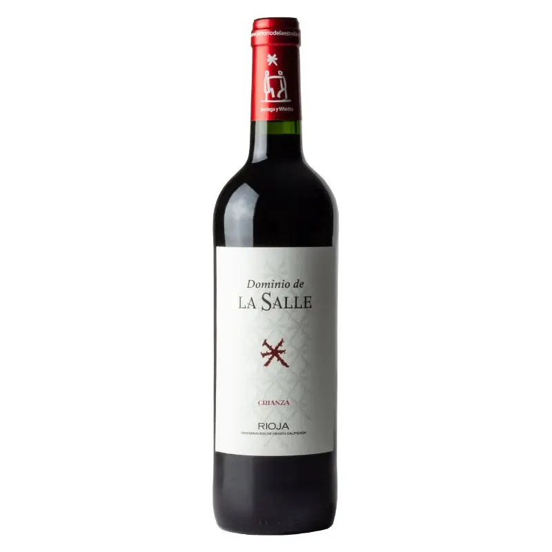 RED RIOJA SPANISH  WINE DOMINIO DE LA SALLE CRIANZA 0,75 L.