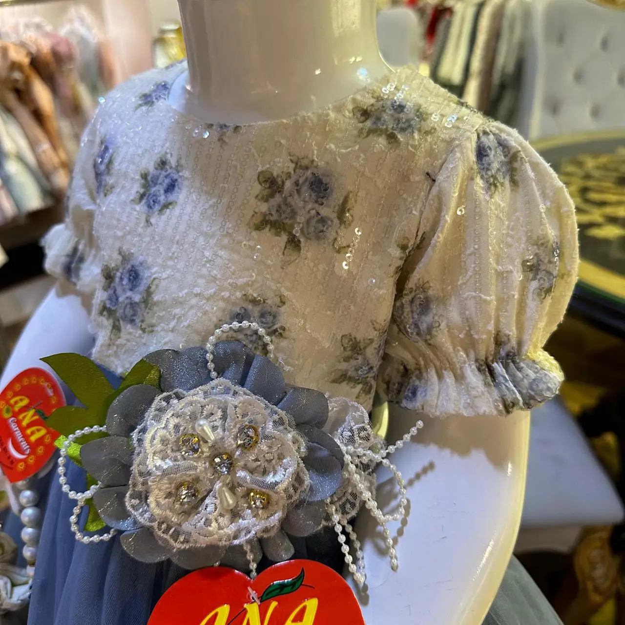 2024 summer designs baby lovely embroidery frock 1 to 6 year old girl dress tensil border embroidery dresses