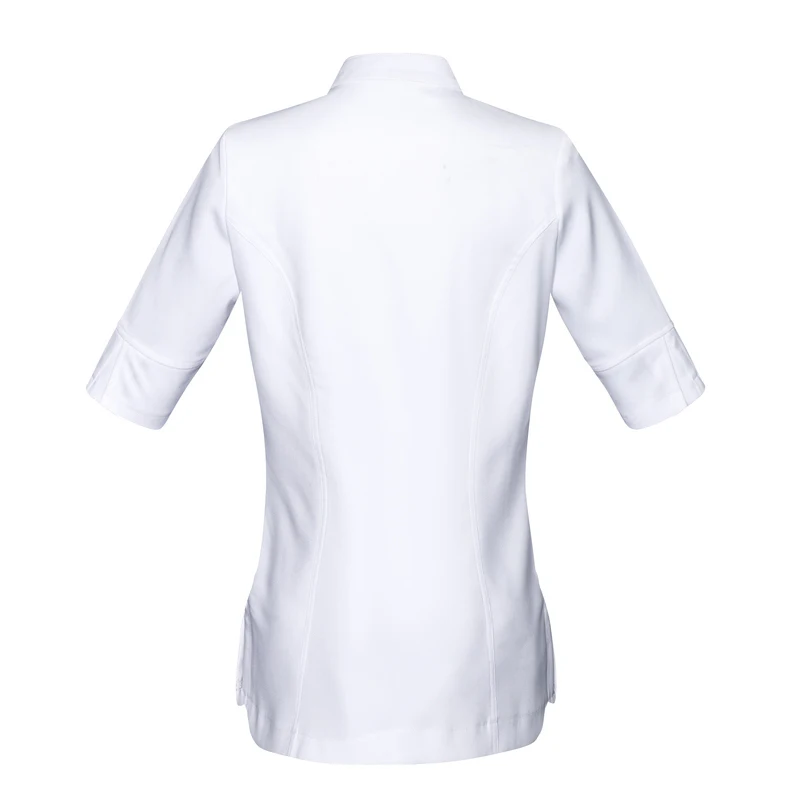 Lady Beautician Work Wear Uniform Set Beauty Salon Make Up Women Spa Uniform Polyester Cotton Fabric with custom logo beautician