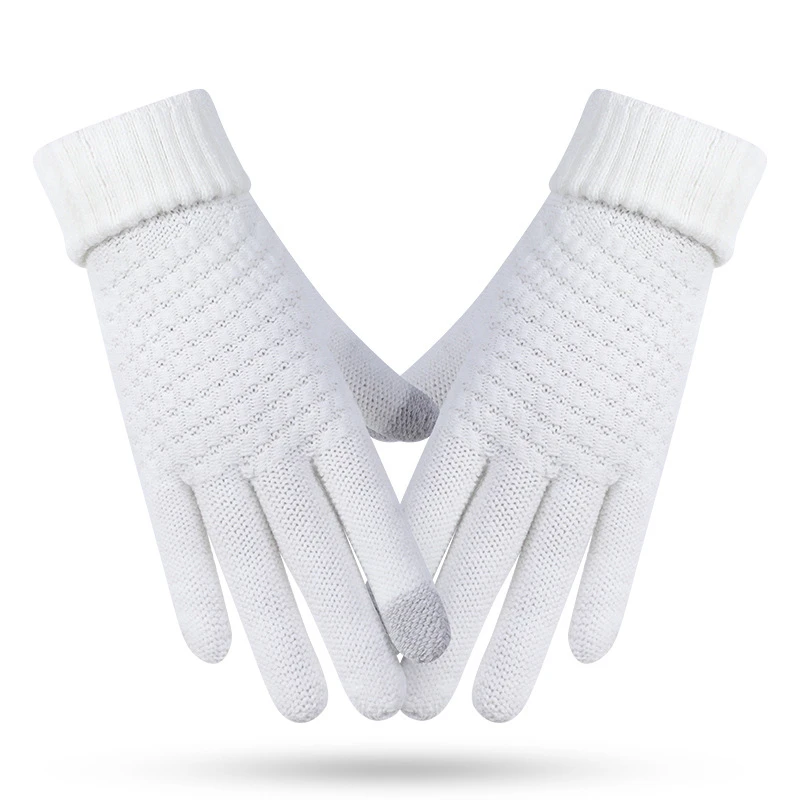 Gloves Winter Touched Screen Men Winter Gloves Touch Screen Wool Lined Windproof Warm Fashion Gloves