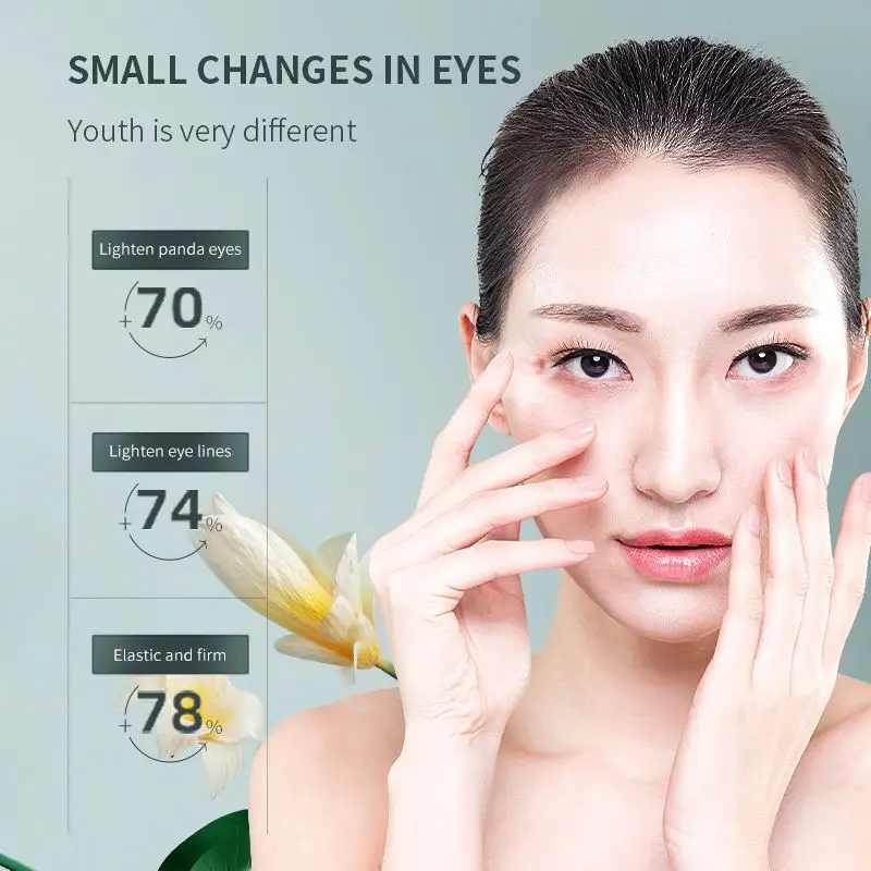 OEM/ODM Essence oil Natural Organic eye Care Reduces Wrinkles Fine Lines Anti Aging Dark Circles Eye Bag Eye Essence oil