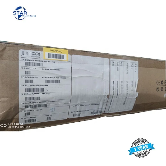 40 x 10GE SFP + port line card, price includes full scale L2/L2.5, Juniper MPC7E-10G