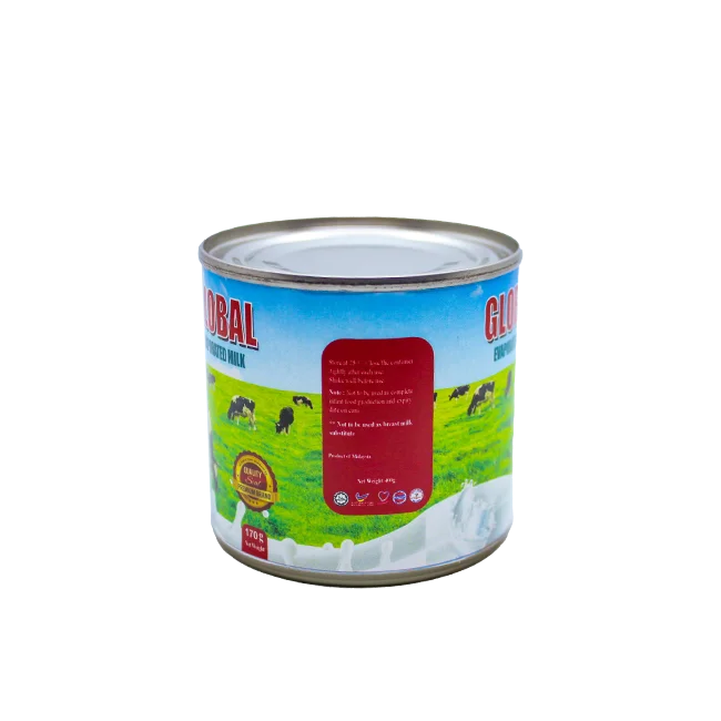 Evaporated milk with 2% protein for Coffee or Tea and Baking high quality products from Malaysia 390g,500g,1kg.