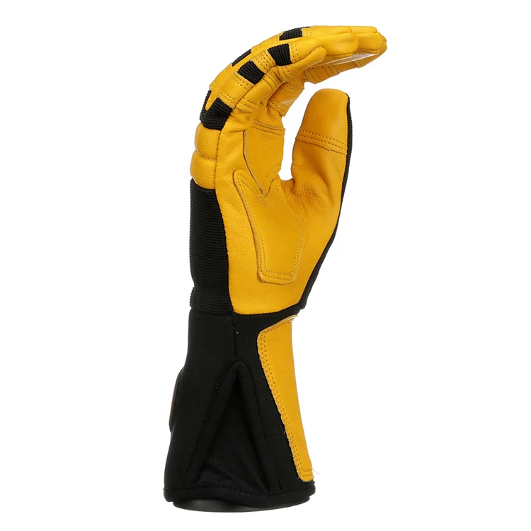 Hot Selling Oil Field Rescue Custom Design Logo Gas And Oil Safety Extrication Drill TPR Industrial Impact Work Mechanic Gloves