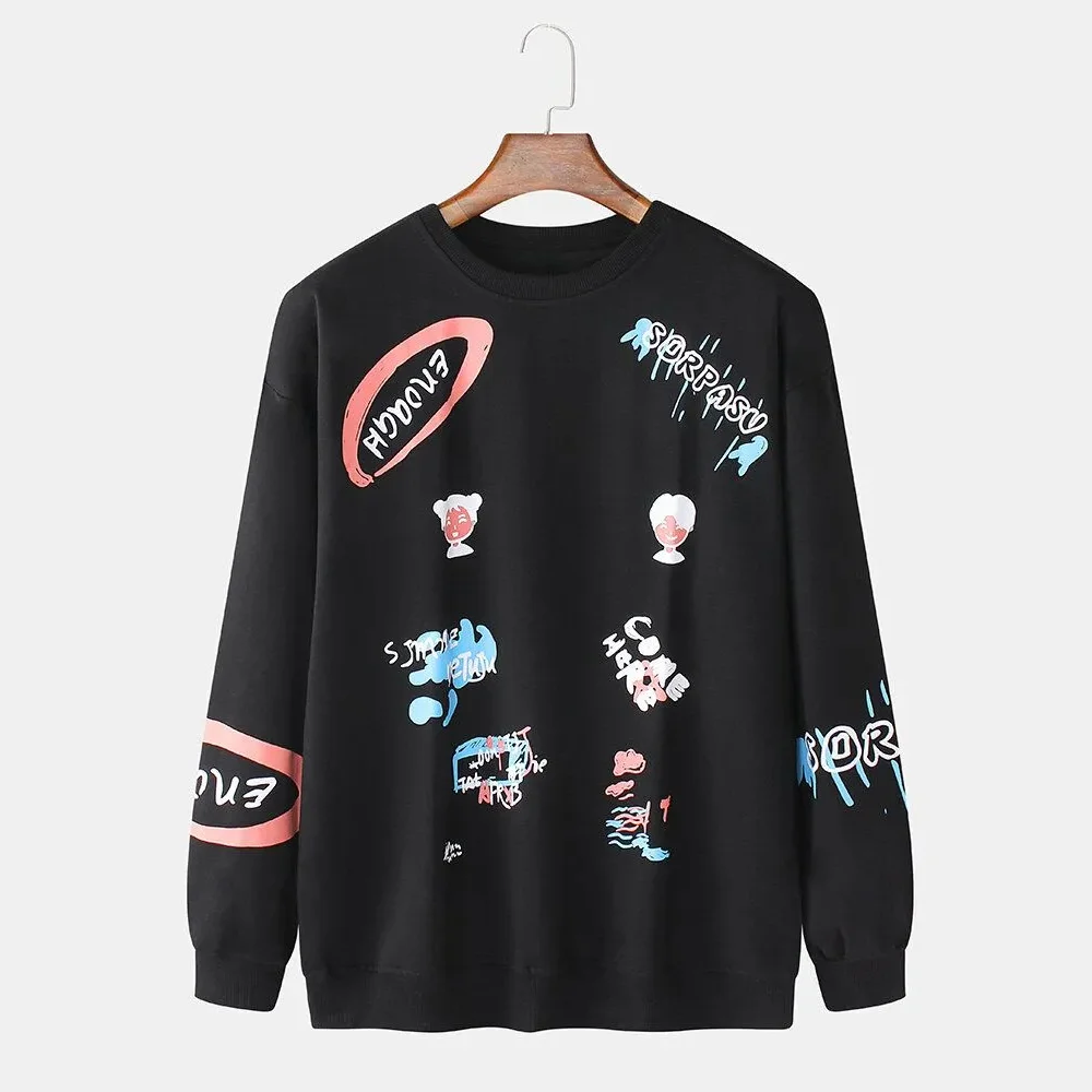 Custom Crew Neck Sweat Shirts Men Sweatshirt Men Hoodies Custom Logo Pullover Sweatshirt Without Hood For Men