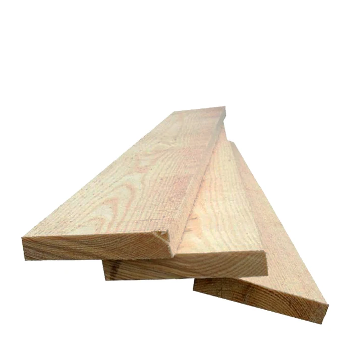 Wholesale Pine Edged Wooden Board Timber Lumber Solid Board Wooden Planks Industrial Wood For Construction