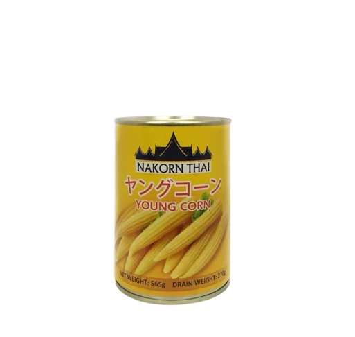 Premium High quality Canned Baby corn (young corn) packing 24 cans x 15 oz Thailand supplier