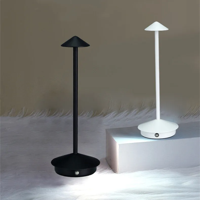 Pina pro USB rechargeable Portable Touch control battery operated restaurant Bar Decorative cordless led Table Lamp lights