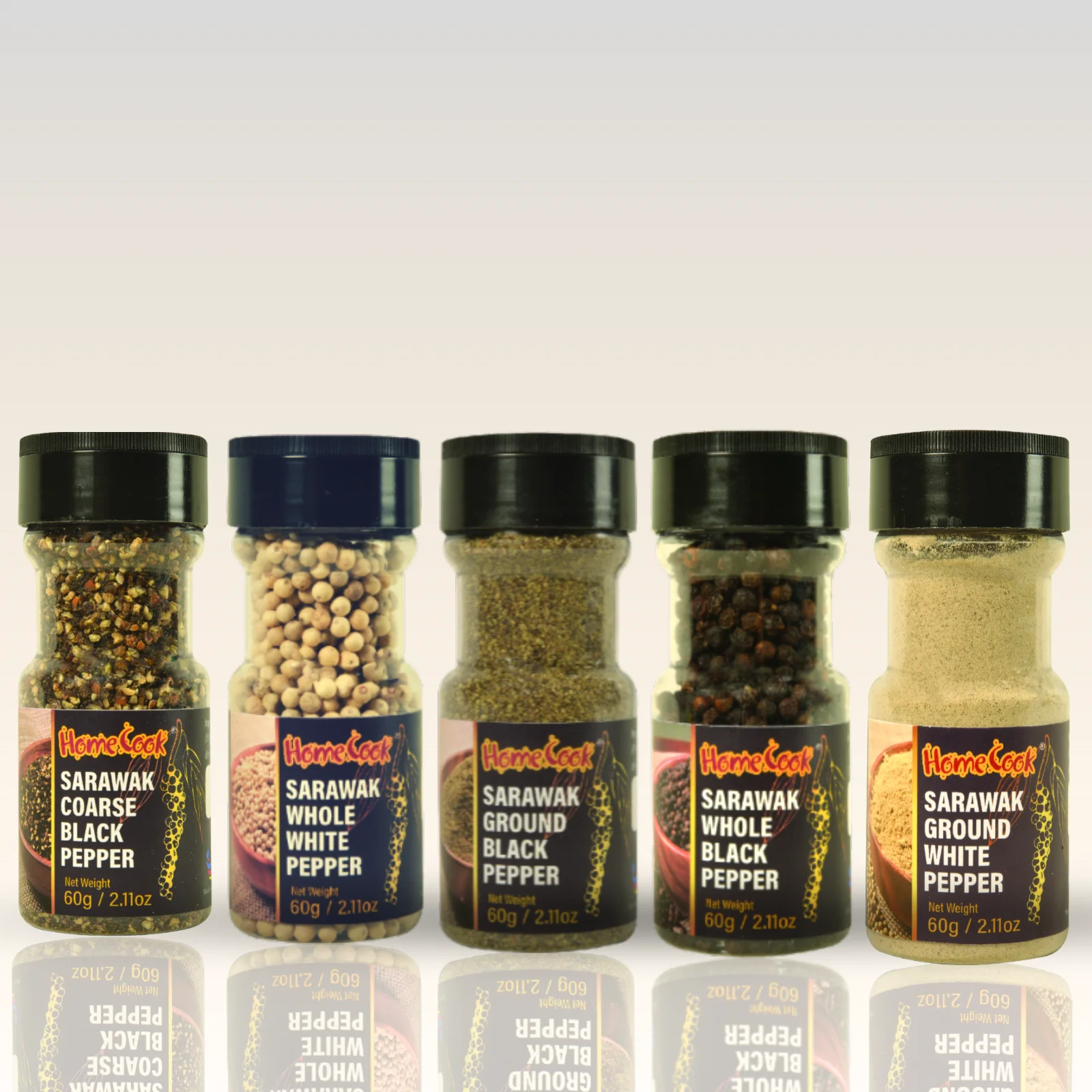 Best Quality Dried Black Pepper Powder Ground Black Pepper 60g For Chicken Chop Seasonings Western Style Style Condiments