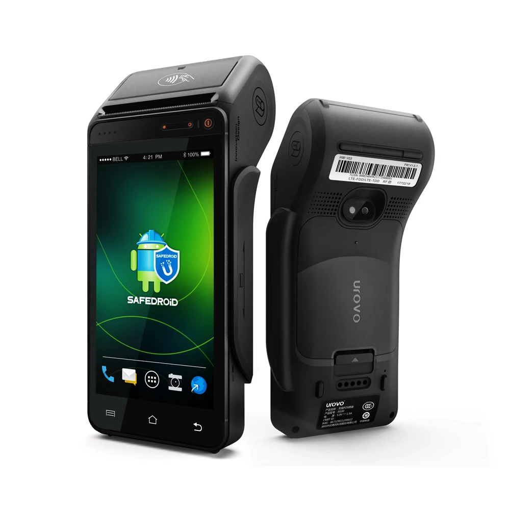 Терминал оплаты кассовый аппарат беспроводной ручной NFC POS терминал Android машина