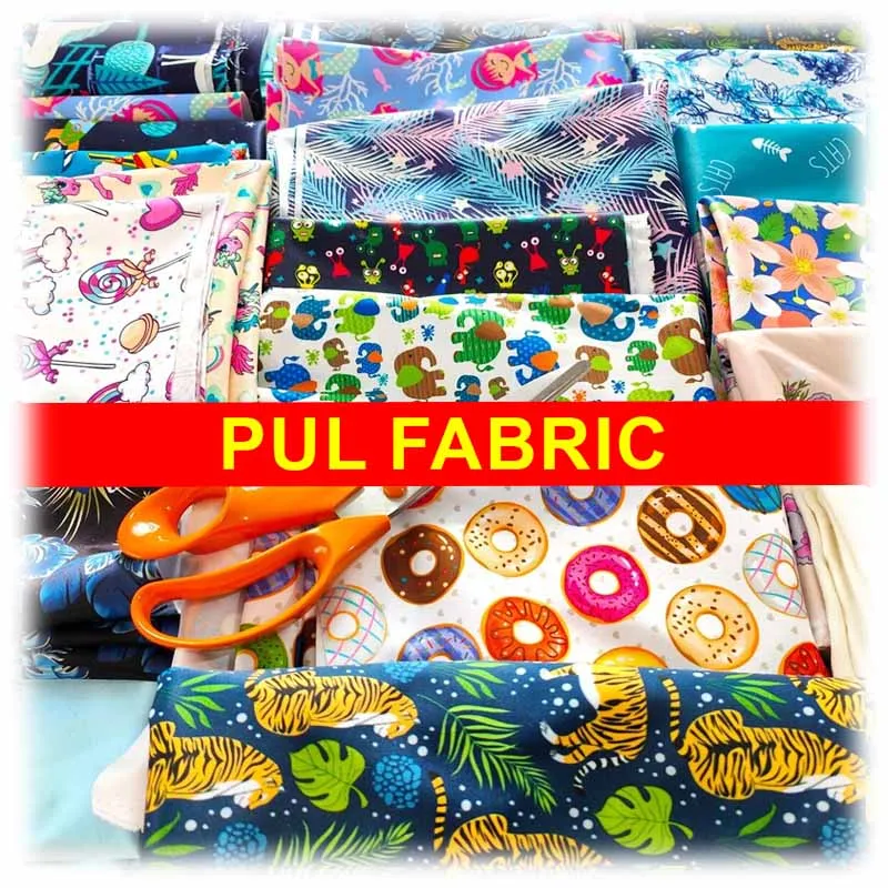 HSF Экологически чистая двухслойная водонепроницаемая ткань для детских подгузников и дышащая идеально подходит из ткани Pul