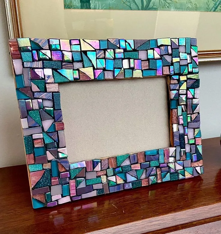 Marvel Look Mosaic Stylish Mosaic Antique Photo Frame For Home Decoration And Office With Low Price High  Quality