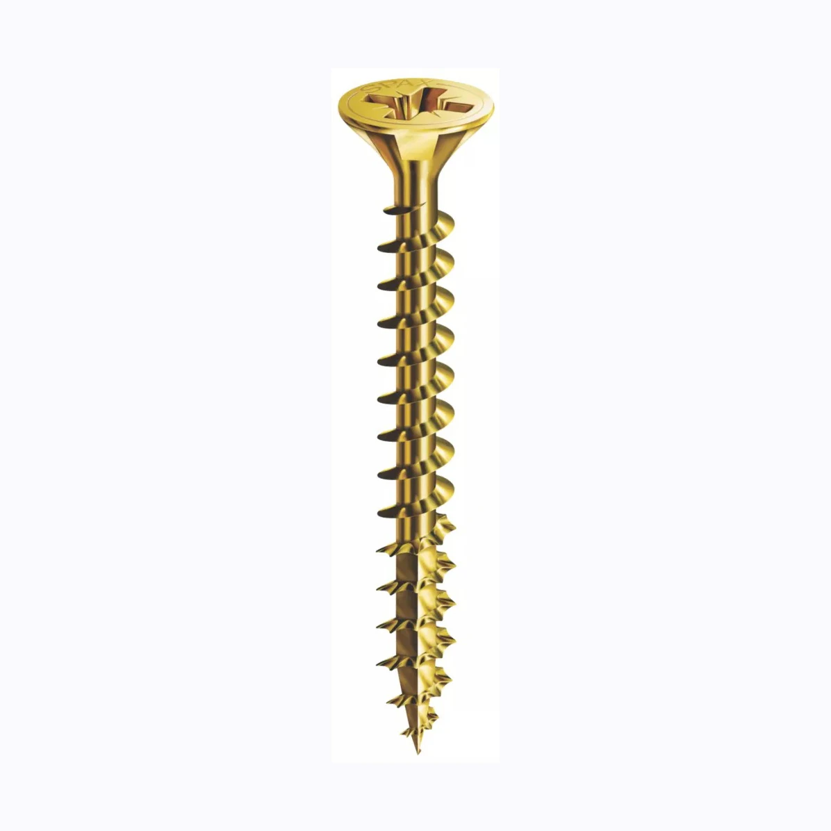 Factory Price Steel Spax Construction Nickeled Head Slotted Flat Head screw rivets binding screw