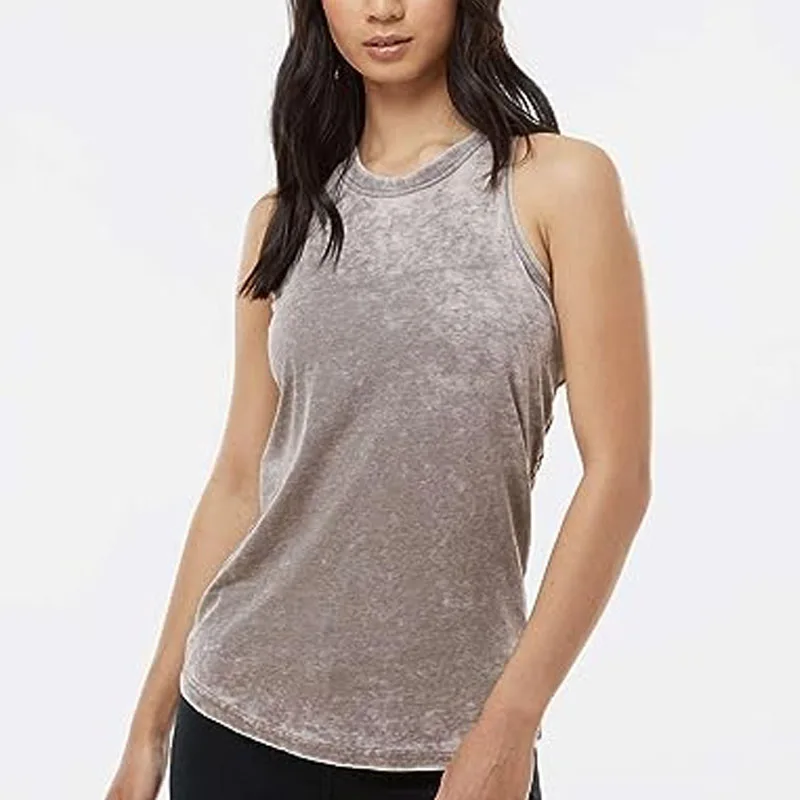 Cheap Price Wholesale Supplier Custom Made Women Tank Top custom Logo Design Breathable Women Acid Wash Tank Top In Stock