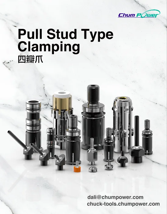 Taiwan Made BT30 BT40  BT50 Spindle with 45 degree outer screw Clamp Pull Stud