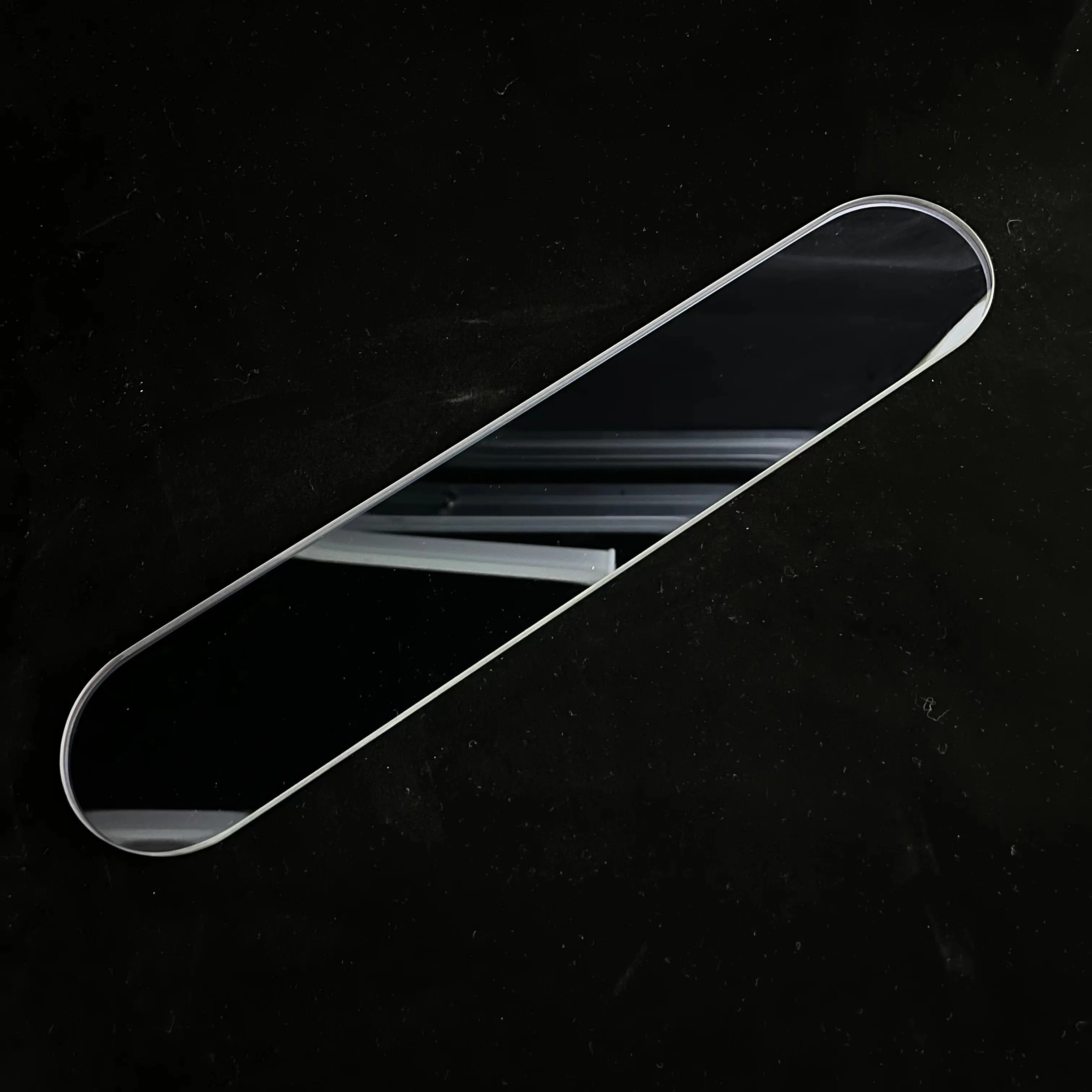 Heat Resistant High Pruity Customized Quartz Glass Slab Gold plated quartz plate