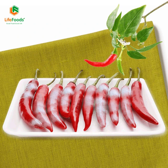 Style origin shelf package vacuum life bag ODM support wholesales frozen vegetables IQF Chili Lifefoods from Vietnam