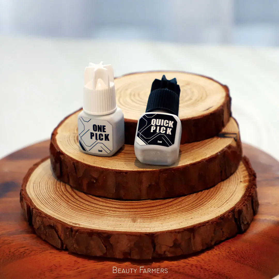 Korea High Quality Wholesale Eyelash Extension 0.5 Seconds Quick Pick & One Pick Glue Private Label OEM