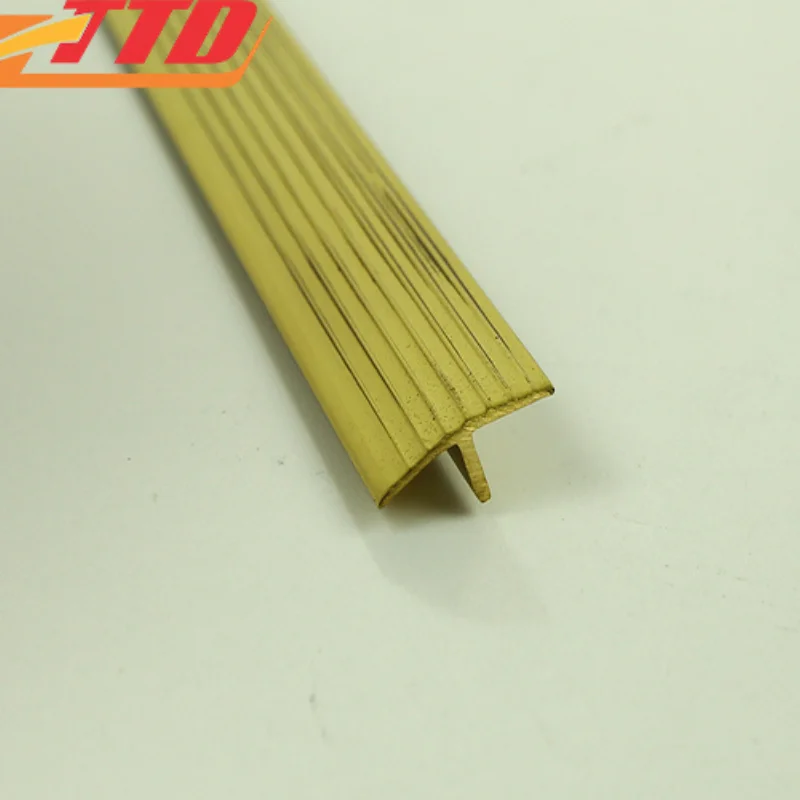Brass T Molding for Slip-Resistant Floors  Durable, Elegant & Corrosion-Resistant Trim for Wood, Tile & Marble Surfaces!