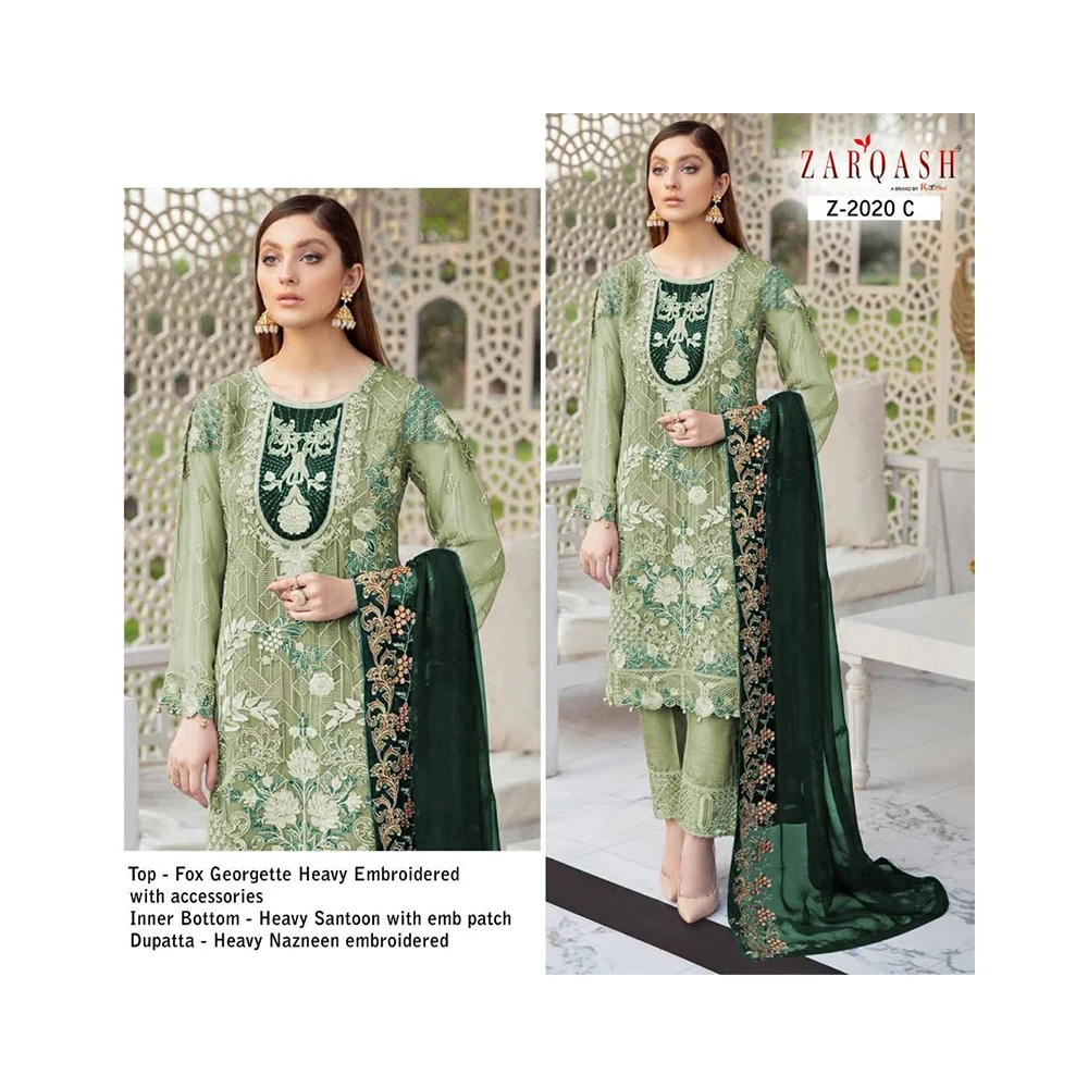 Best Ever Trending Fashion Embroidered Kurtis With Dupatta And Pant Available At Reasonable Price