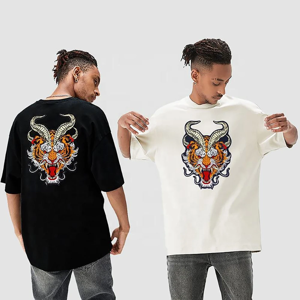 Нашивка из ткани с вышивкой на заказ нашивка утюгом тигром Аппликации вышивка нашивки животными