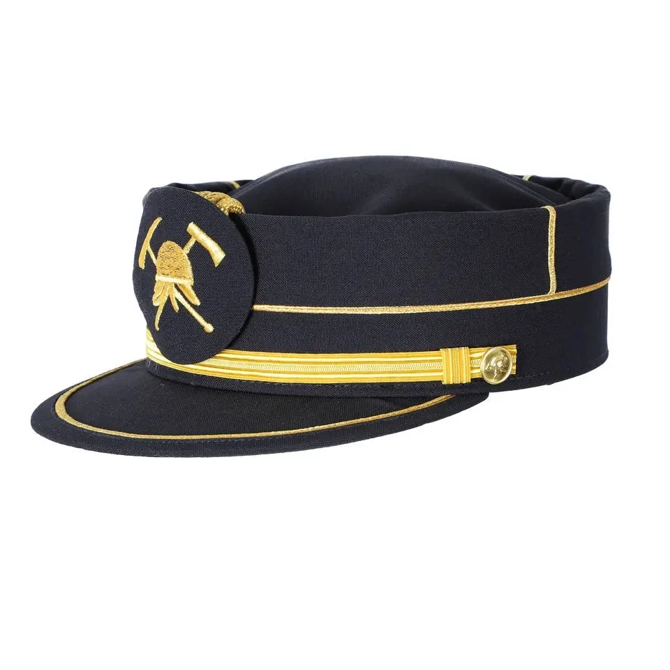 OEM wholesale 2024 Officer Uniform Peaked Caps stylish officer  Cap and Hat with Badge Patch with customized color/size and logo