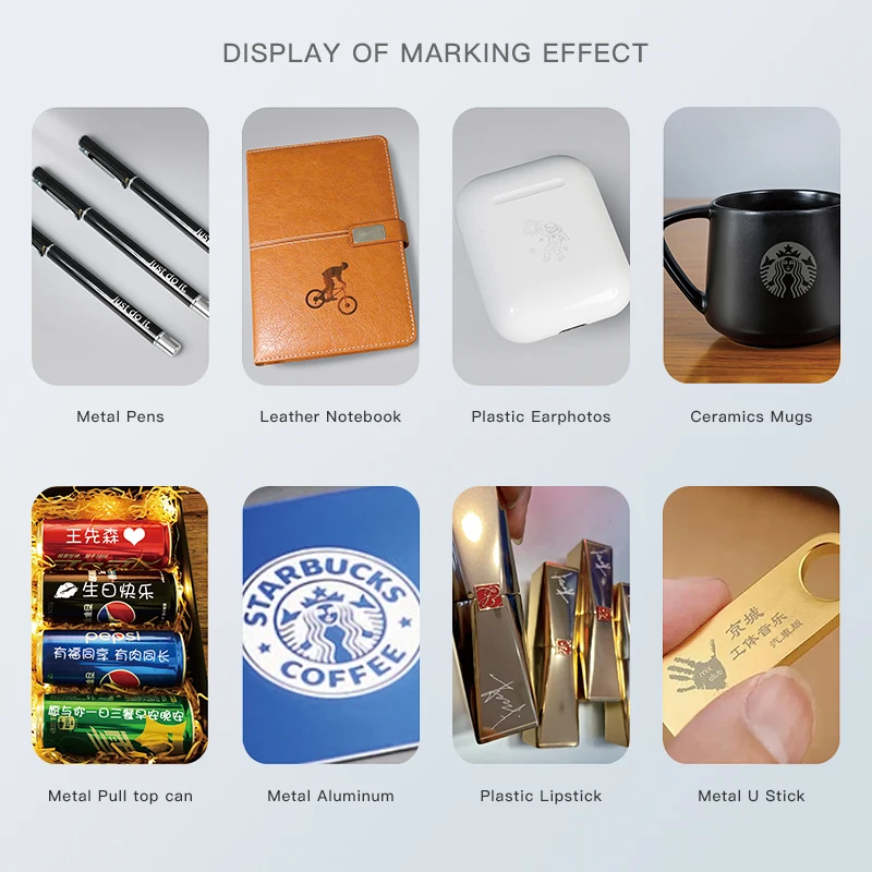 Portable Mini Fiber Laser Marking Machine 20W/30W Laser Engraving Machine JPT Fiber Laser