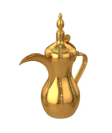 Attractive Design Arabic Coffee Dallah Good Quality Handmade Hammered Teapot Hotel Ware Classic Stylish Fancy Coffeepot