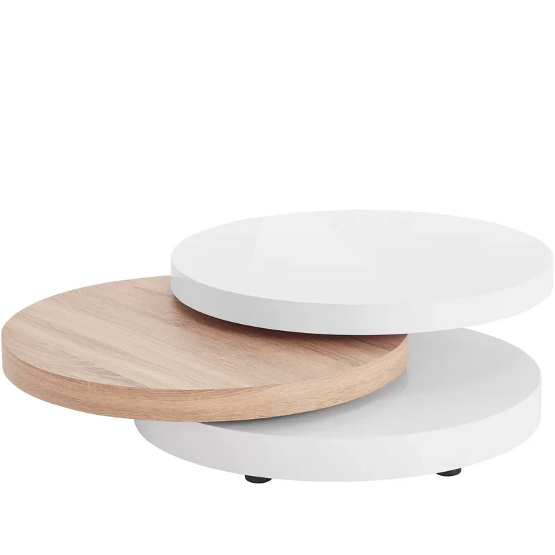Wooden Top Oval Shape Coffee Table High Quality Luxury Design Black Coated Body Frame Console Centre Table in Wholesale Price