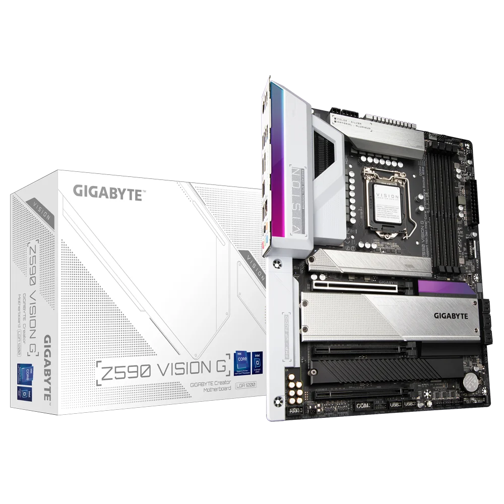 Spot Z590 VISION G desktop computer gaming motherboard ddr4 Z590 VISION G Snow Eagle computer motherboard