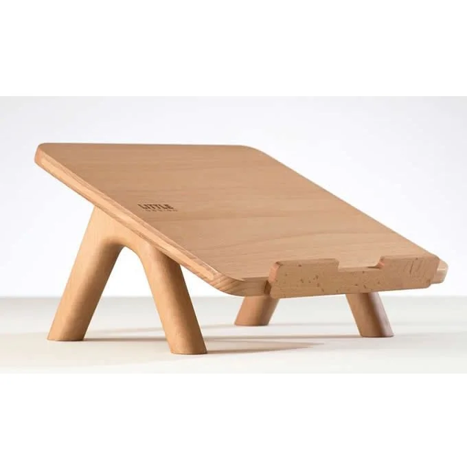 Top Trendy design wood laptop stand good quality handicraft best selling product office and restaurant table wood laptop stand